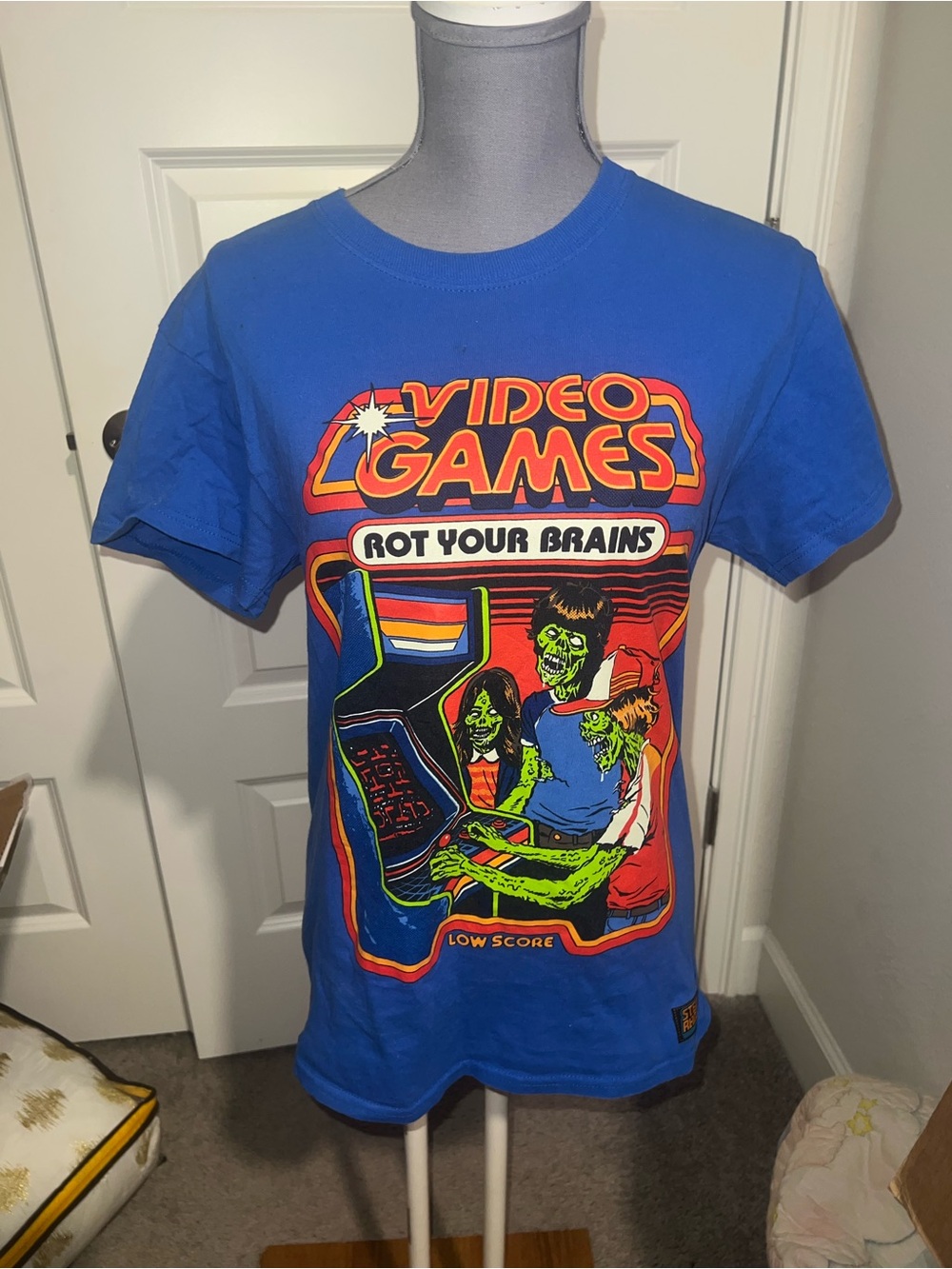 Steven Rhodes Tee "Video Games Rot Your Brains"